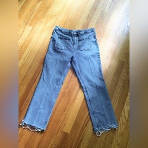 Zara Light Blue Denim Pants